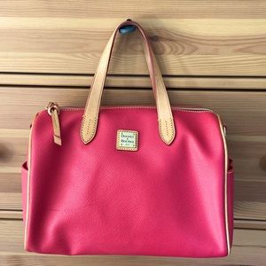Pink leather Dooney & Bourke handbag